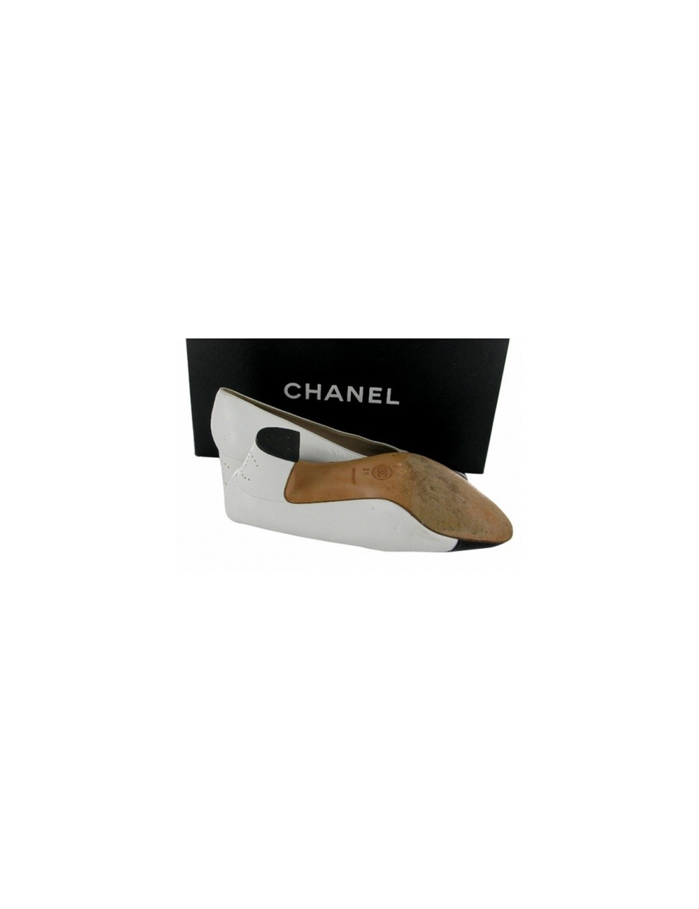 Escarpins CHANEL T36 noir et blanc