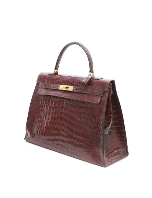 Kelly 35 HERMES Année 1959 marron Vintage