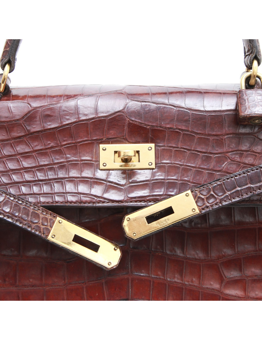 Kelly 35 HERMES Année 1959 marron Vintage