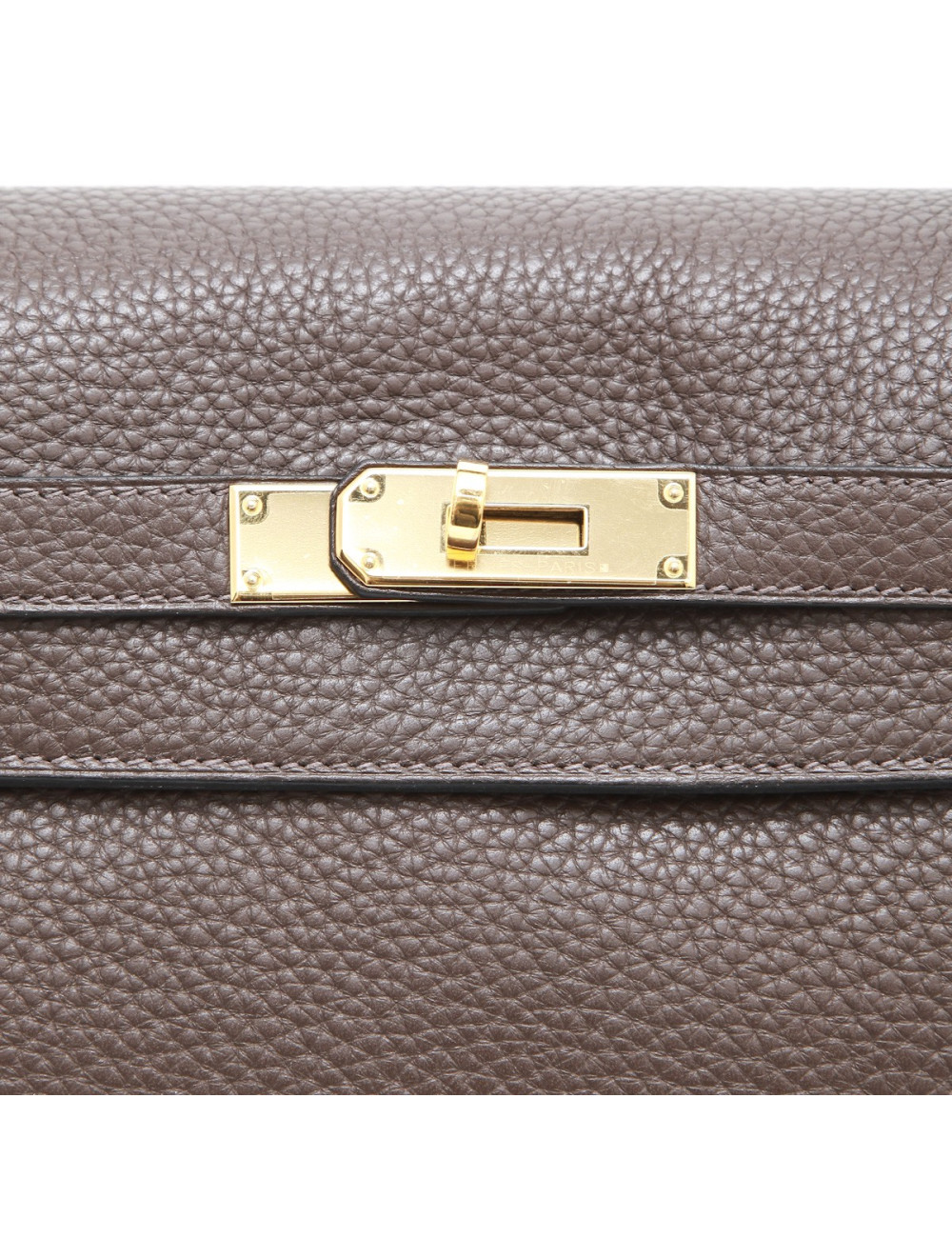 Kelly II T 28 HERMES taurillon marron