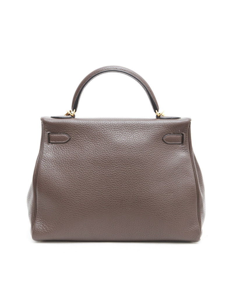 Kelly II T 28 HERMES taurillon marron