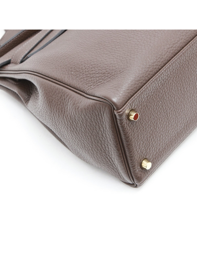 Kelly II T 28 HERMES taurillon marron