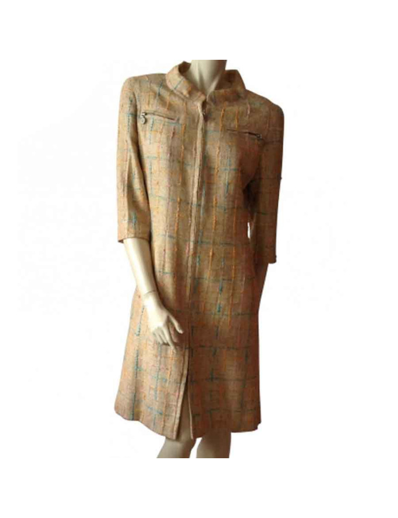 Manteau CHANEL T 42 tweed 