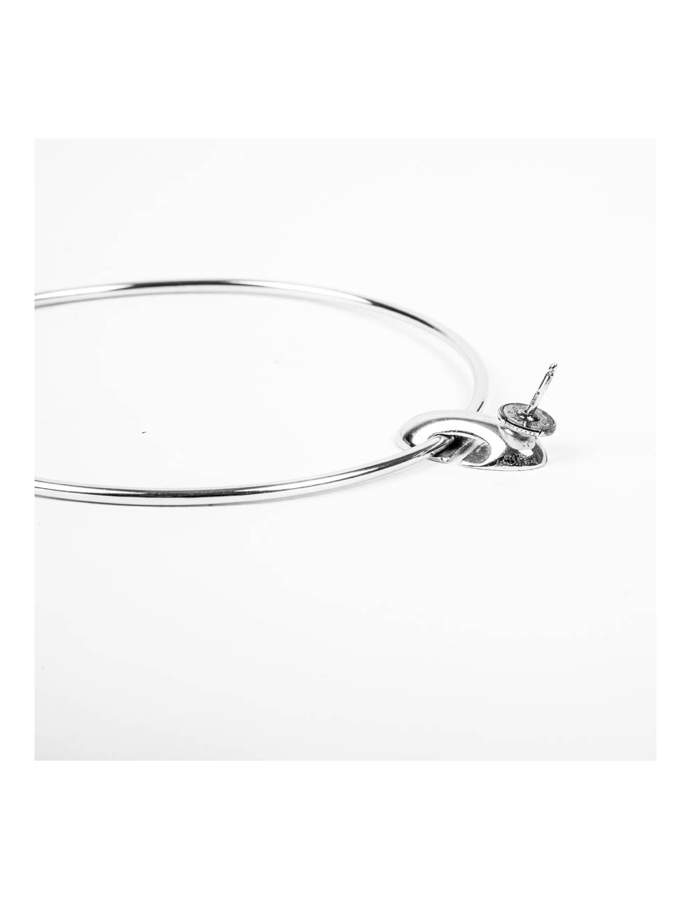 HERMEShopp earrings in sterling silver Ag925