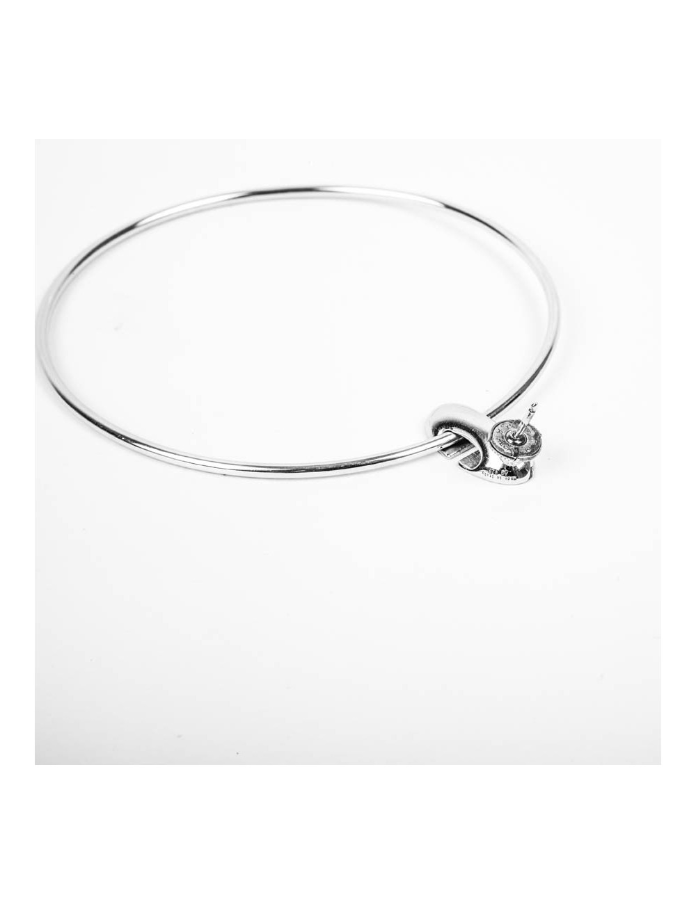 HERMEShopp earrings in sterling silver Ag925