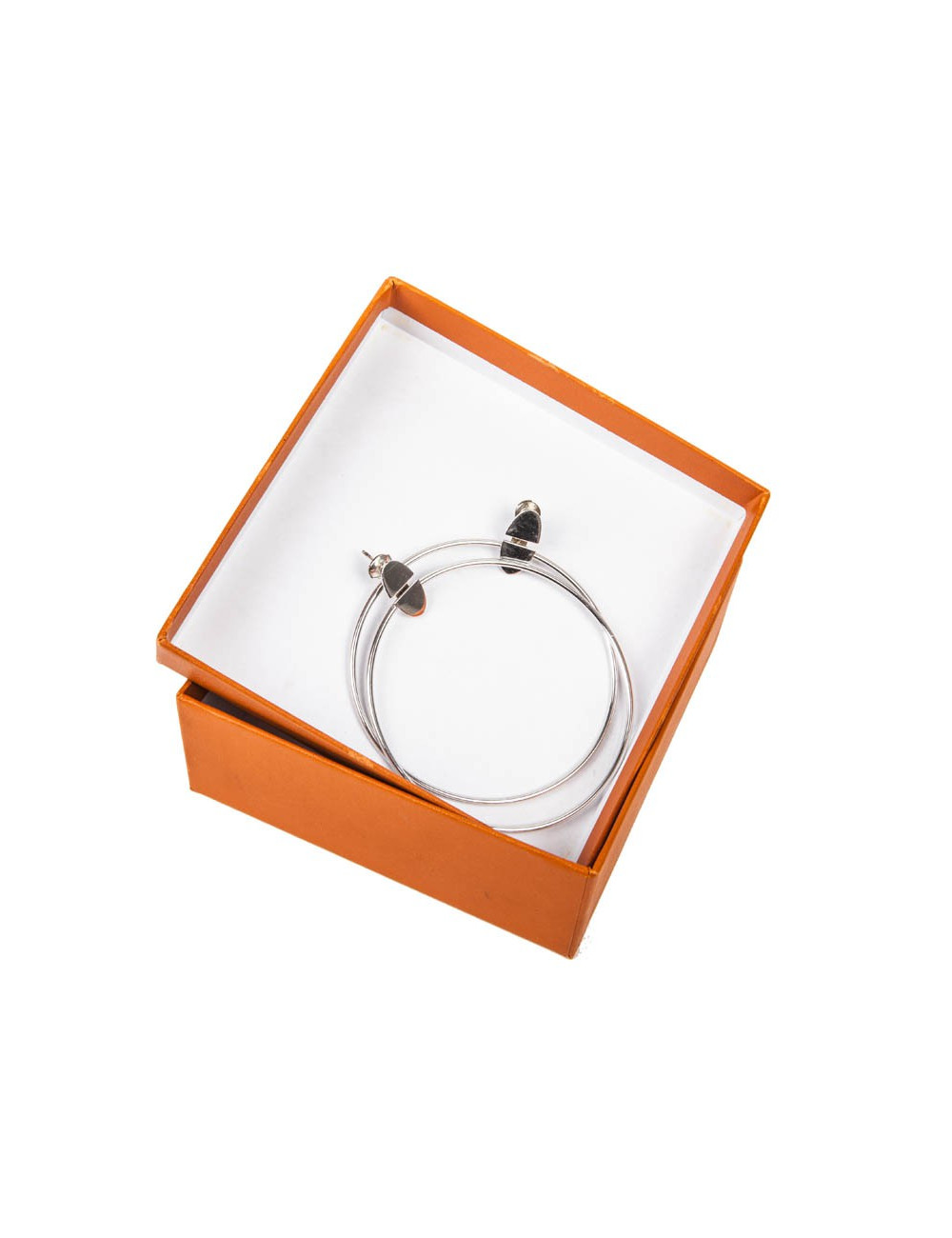 HERMEShopp earrings in sterling silver Ag925