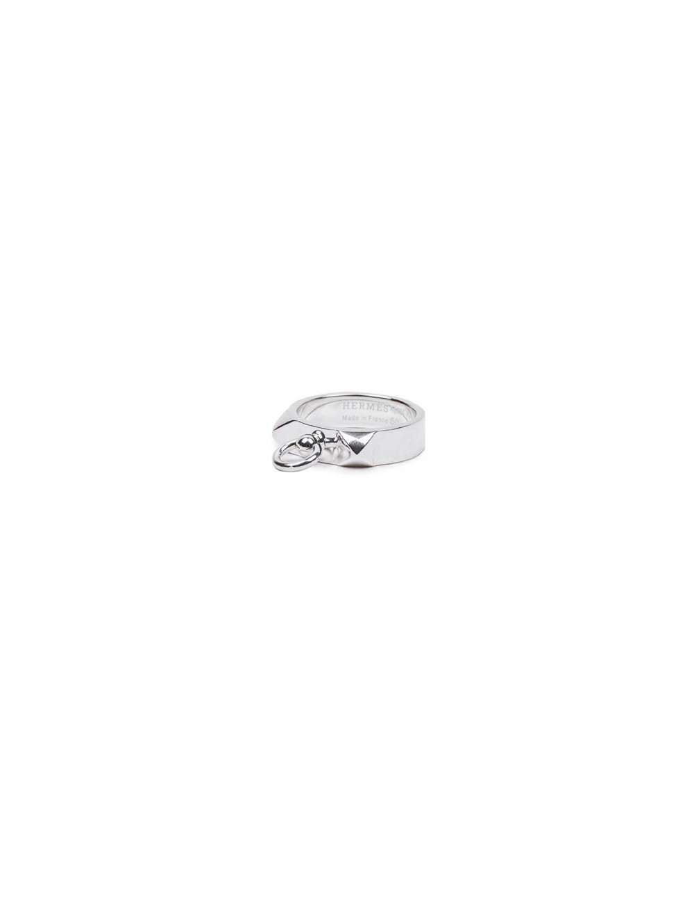 HERMES  band ring 'Collier de Chien' in Sterling silver 925/1000