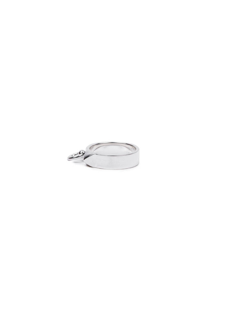 Bague collier de chien t 50 PM HERMES  en argent 925/1000