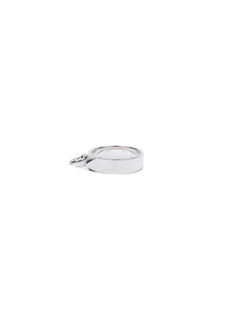 HERMES  band ring 'Collier de Chien' in Sterling silver 925/1000