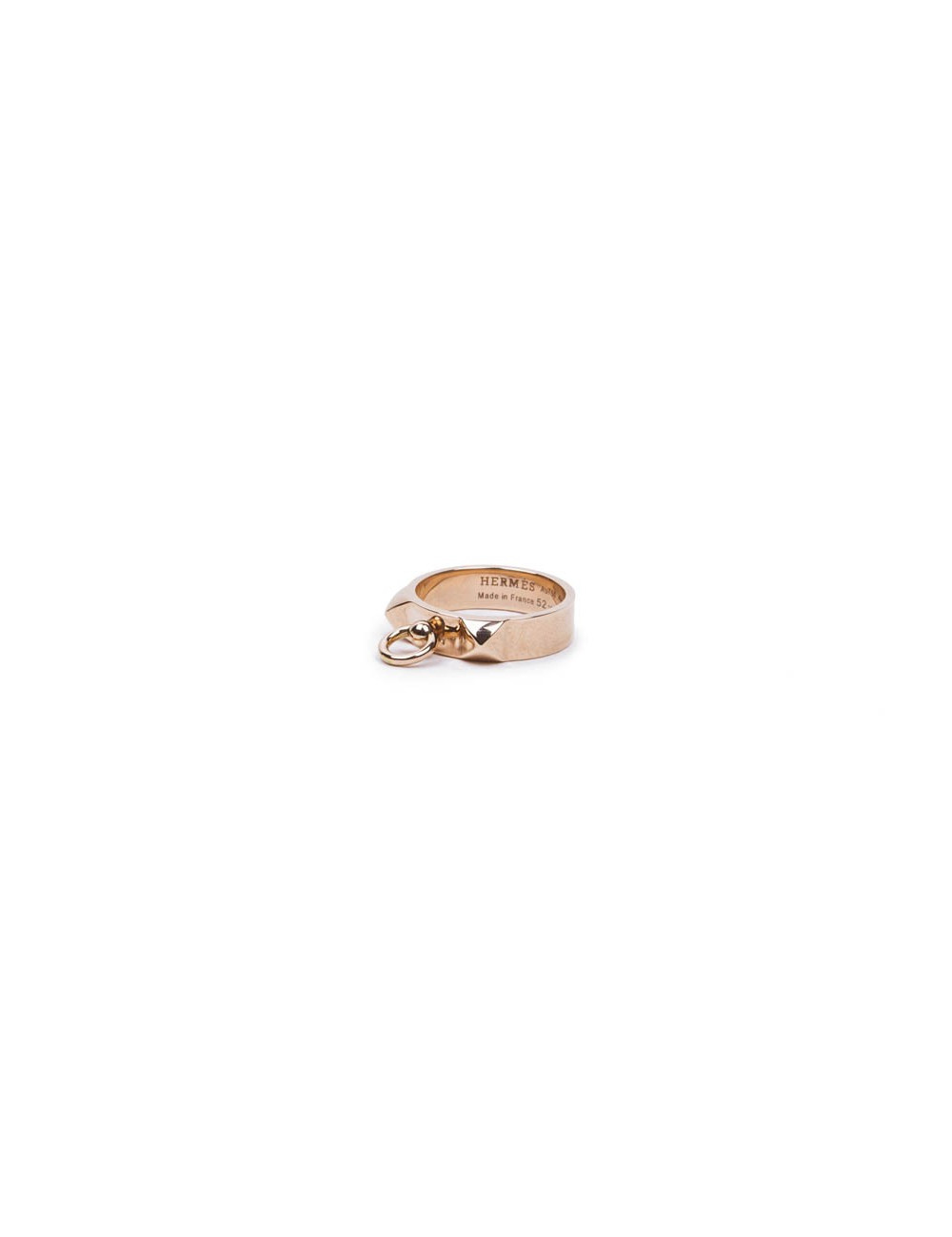 Hermes ring Collier de Chien in pink gold size 52FR - 6US