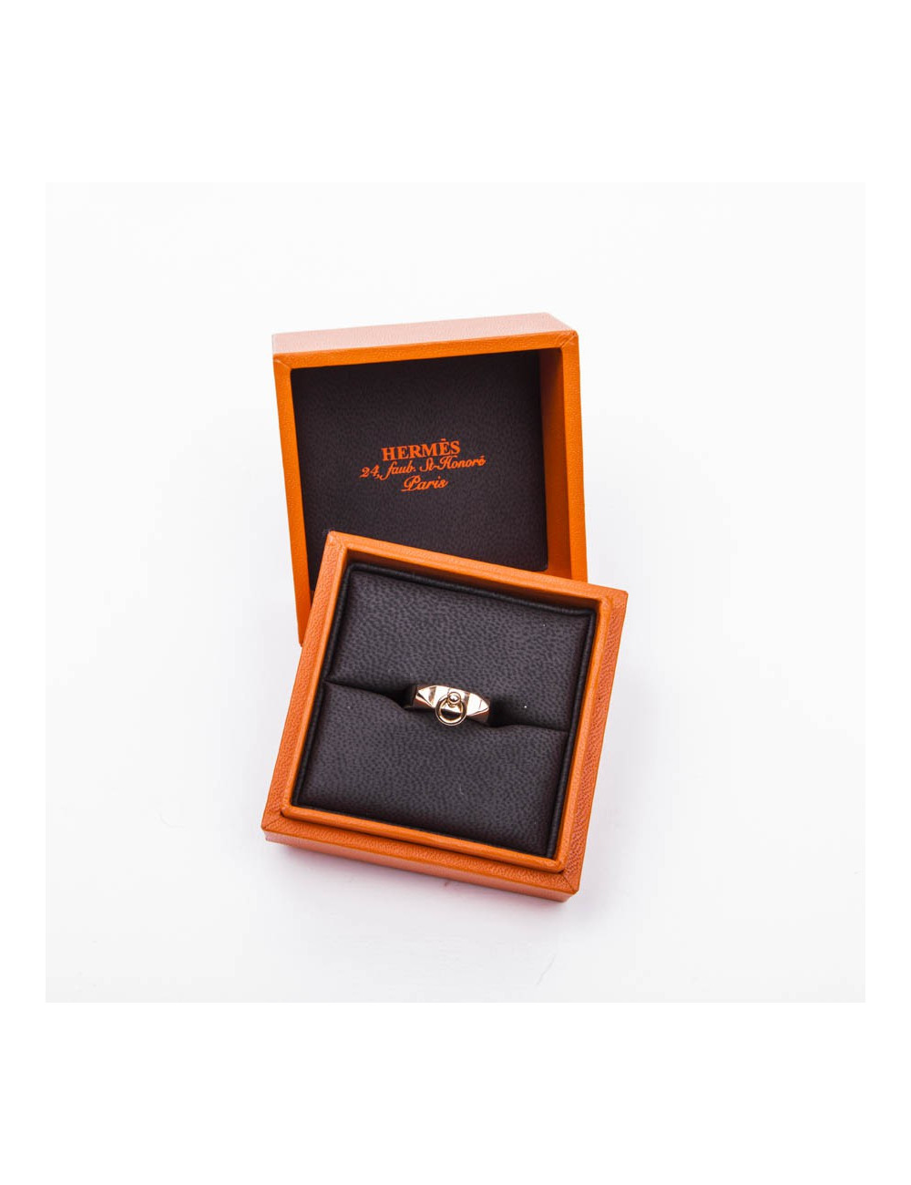 Hermes ring Collier de Chien in pink gold size 52FR - 6US