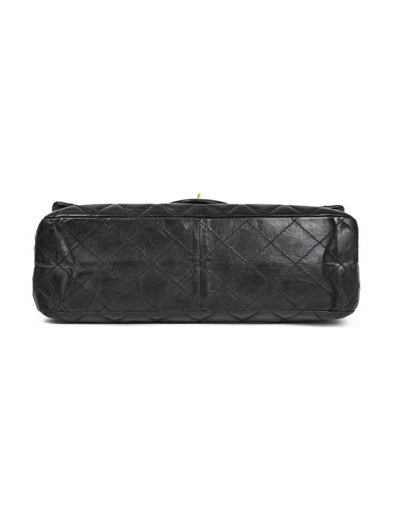 Sac 2.55 cuir vieilli noir  CHANEL