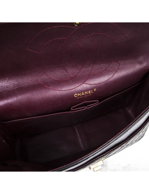 Sac 2.55 cuir vieilli noir  CHANEL