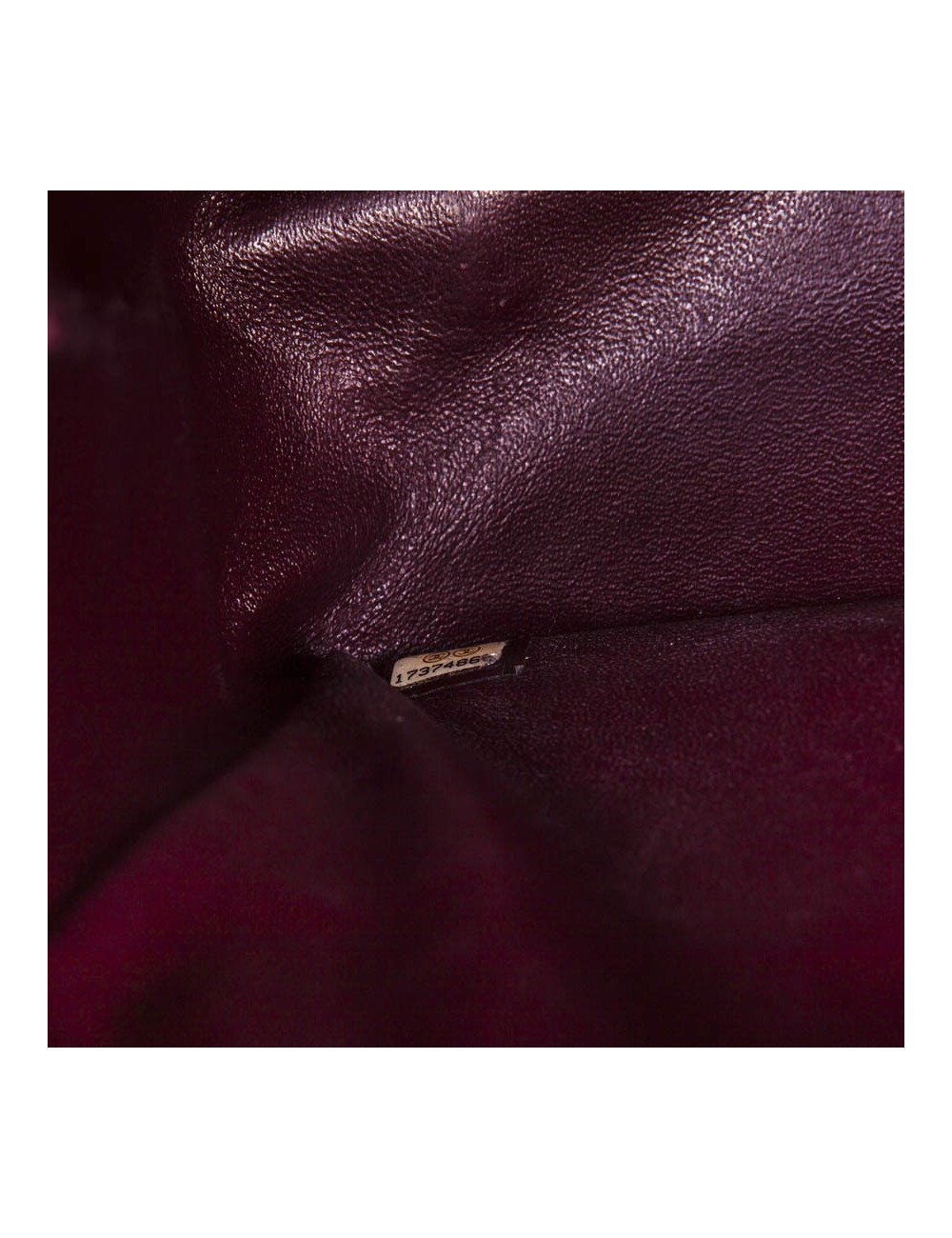 Sac 2.55 cuir vieilli noir  CHANEL