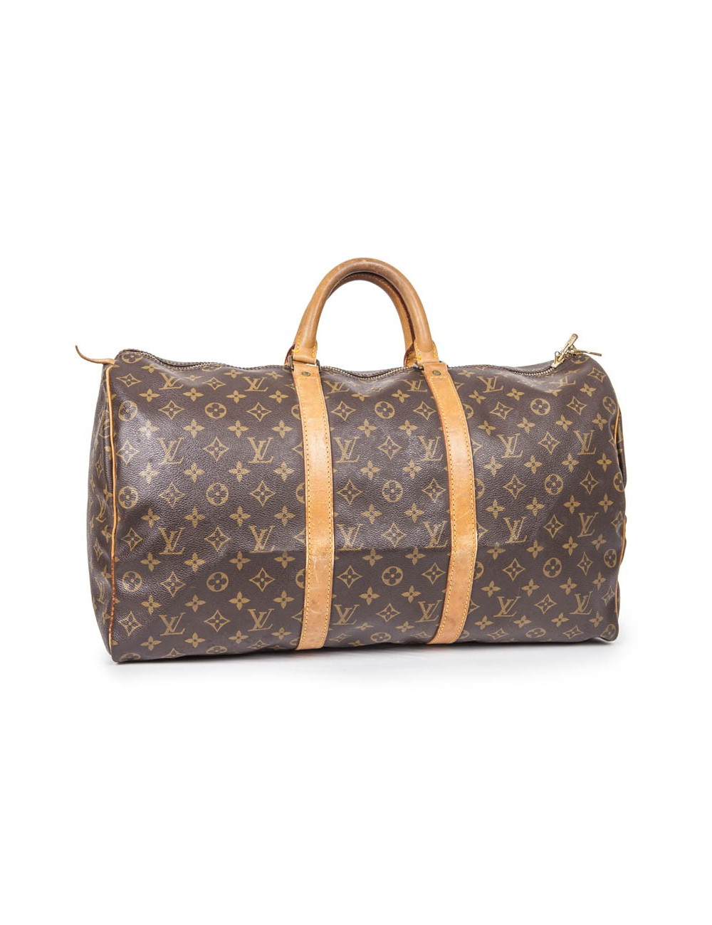 LOUIS VUITTON keepall 50 bag in brown Monogram canvas