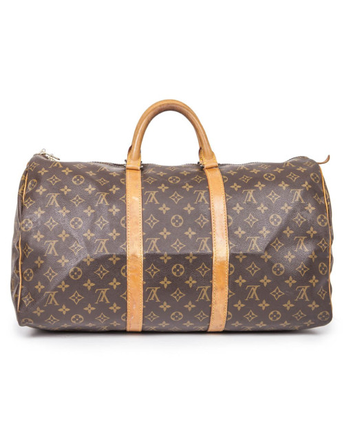 LOUIS VUITTON keepall 50 bag in brown Monogram canvas