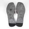 HERMES 'Oran' sandals in printed silk size 37FR