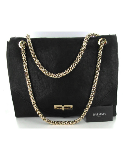 Sac BALMAIN GM en cuir veilli mat