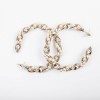 CHANEL Hoop earrings in gilded metal and pearls