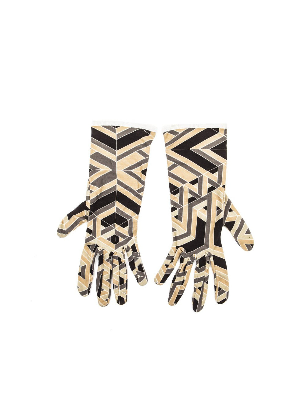 Gants HERMES emblème "carré cube