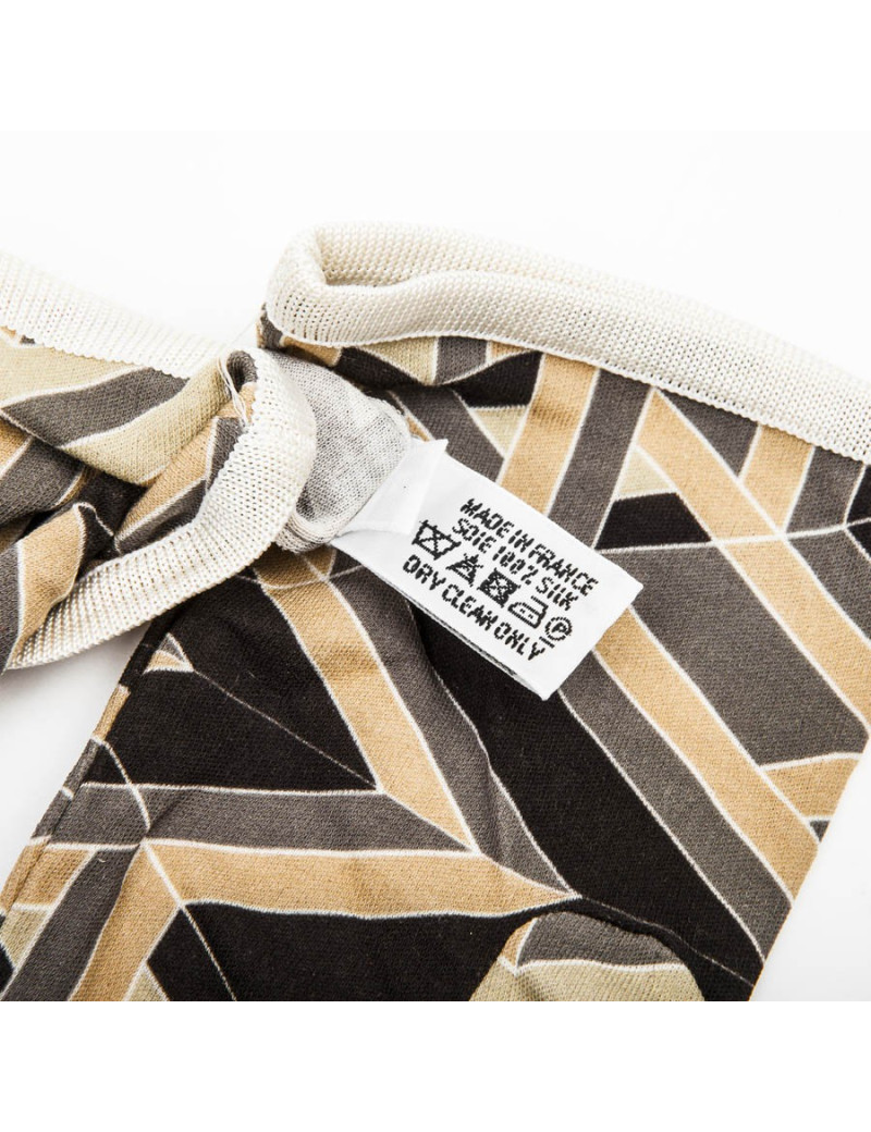 Gants HERMES emblème "carré cube