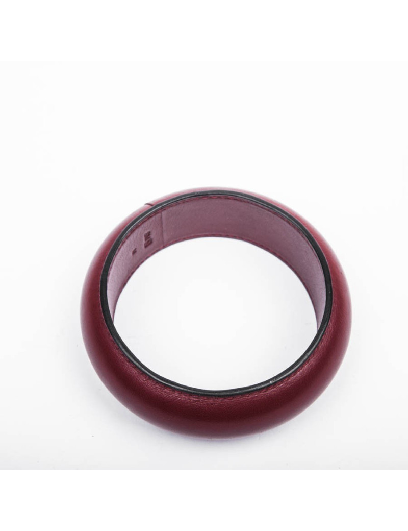 HERMES Bracelet in Red H Leather