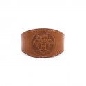 HERMES Bracelet in barénia gold smooth calfskin leather size L