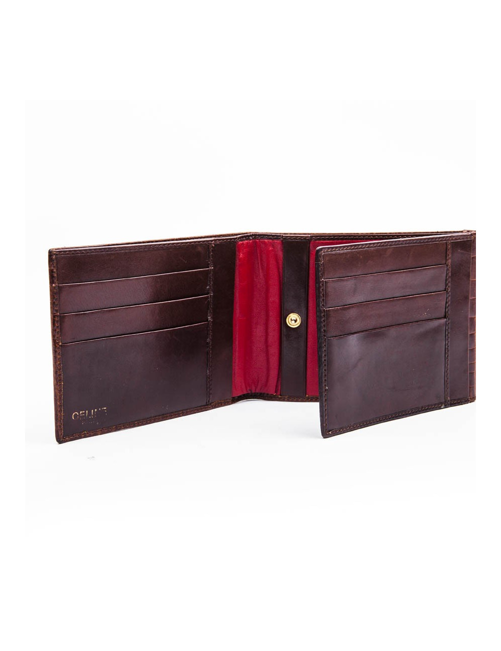 Portefeuille CELINE en crocodile Vintage