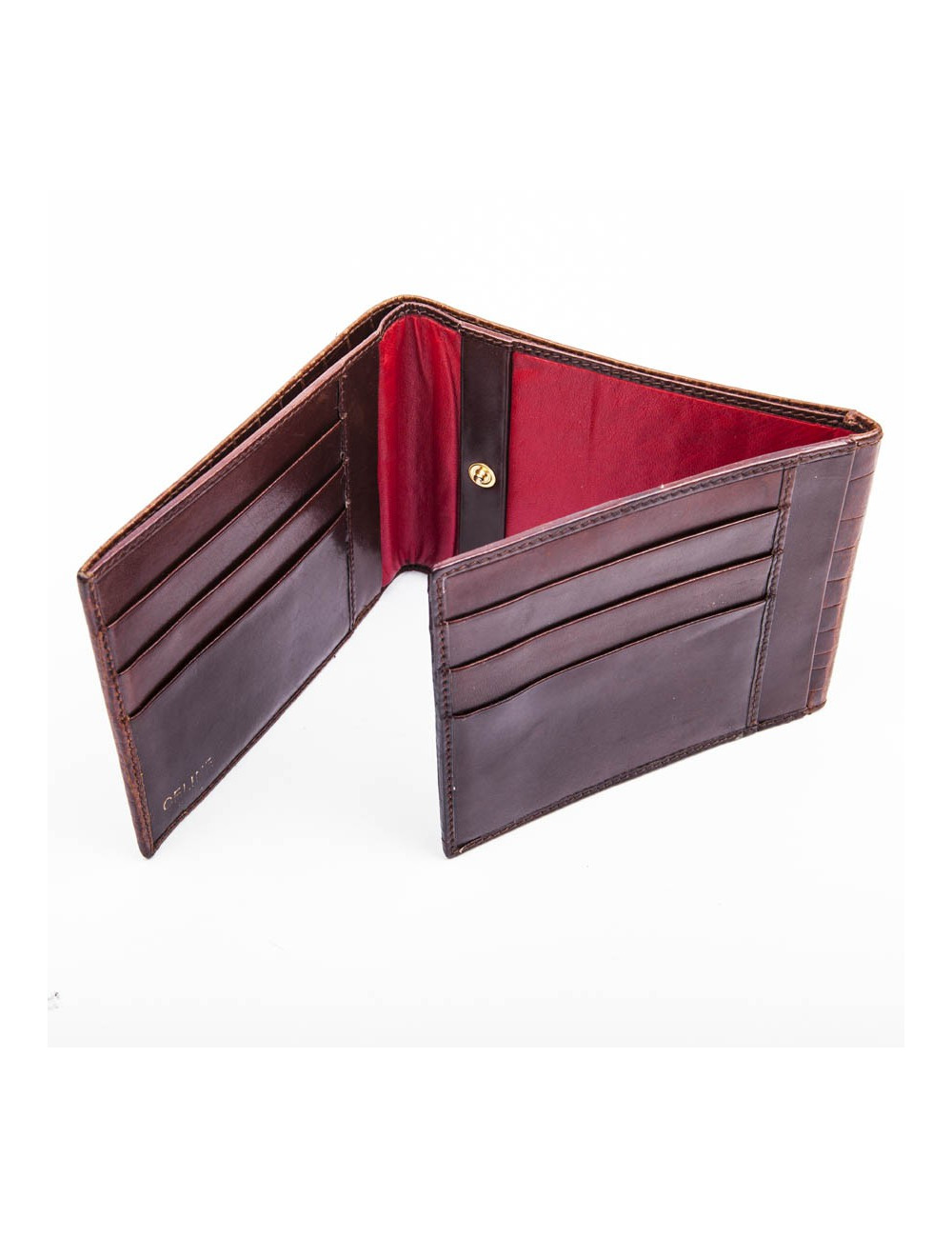 Portefeuille CELINE en crocodile Vintage