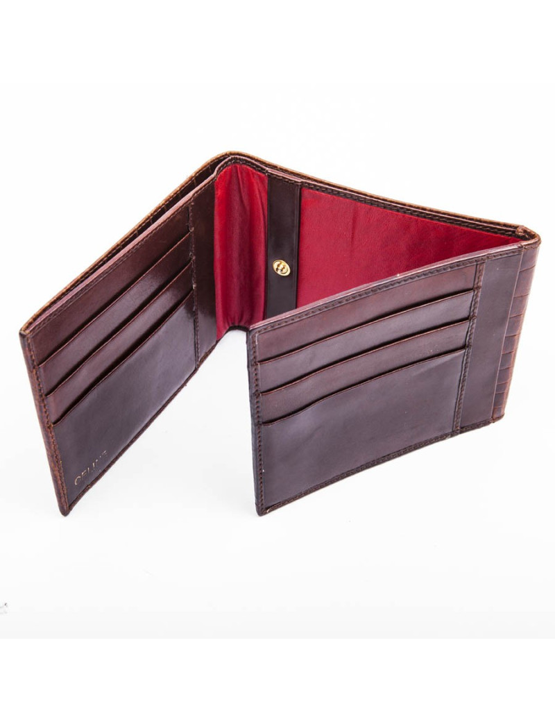 Portefeuille CELINE en crocodile Vintage