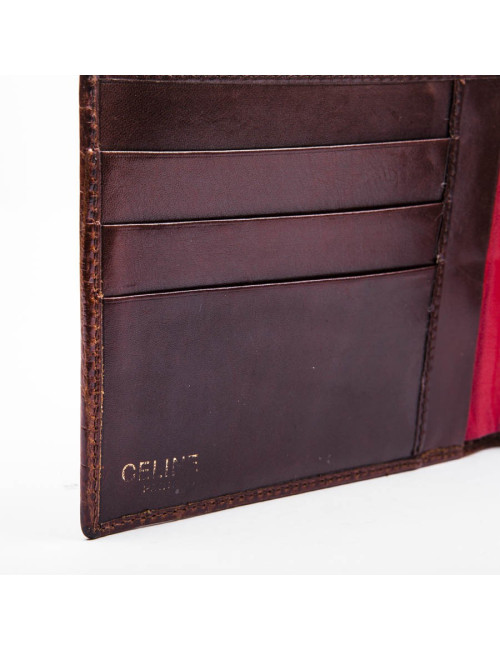 Portefeuille CELINE en crocodile Vintage