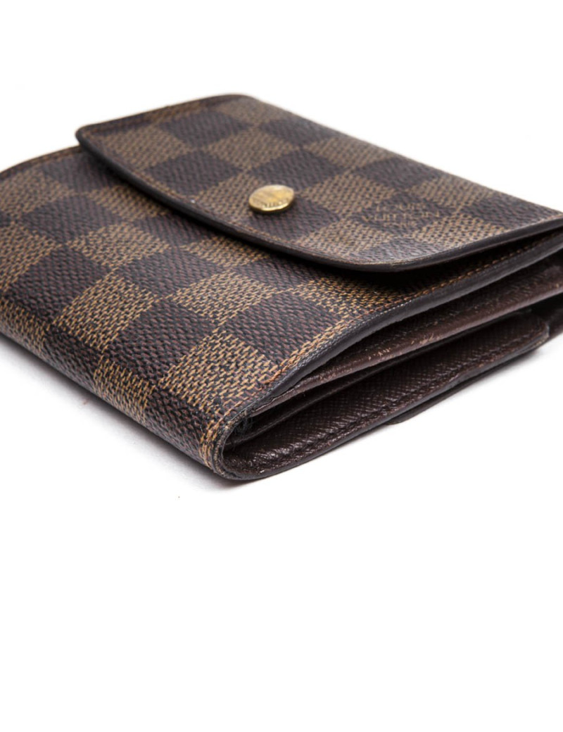 Porte monnaie LOUIS VUITTON en toile enduite monogram