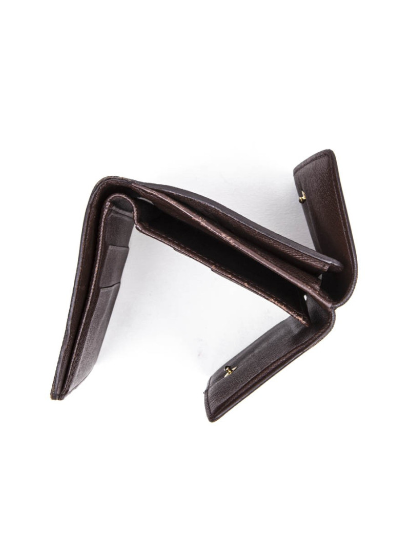 Porte monnaie LOUIS VUITTON en toile enduite monogram