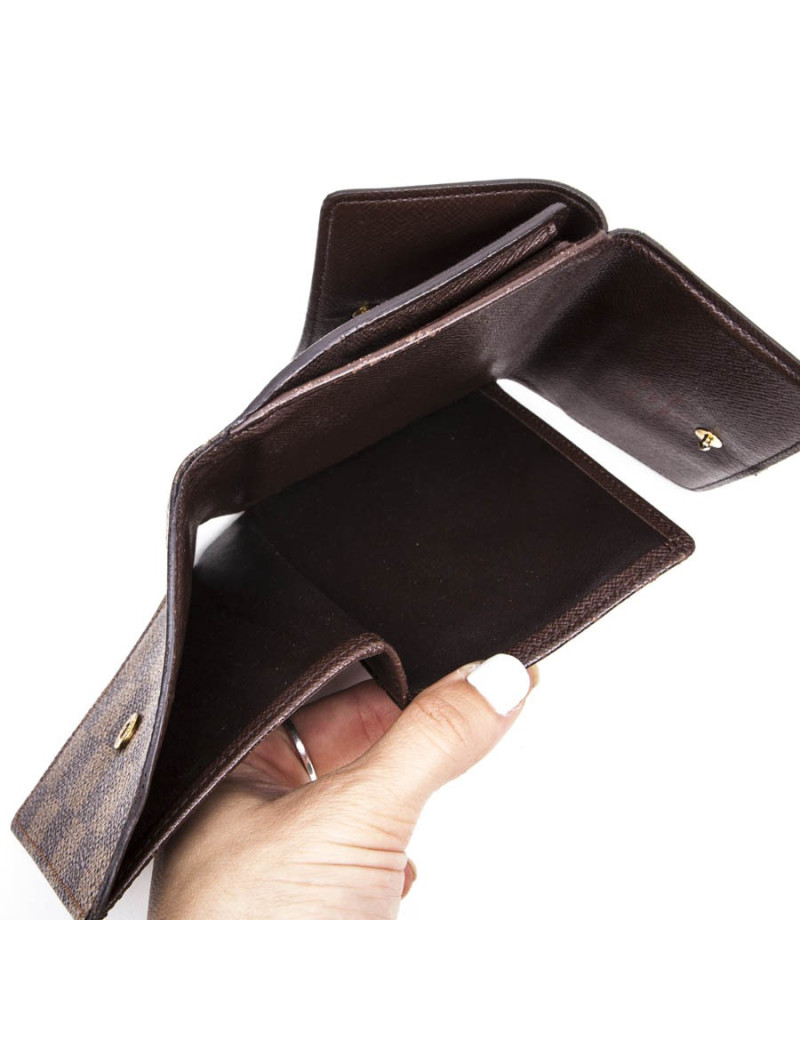 Porte monnaie LOUIS VUITTON en toile enduite monogram