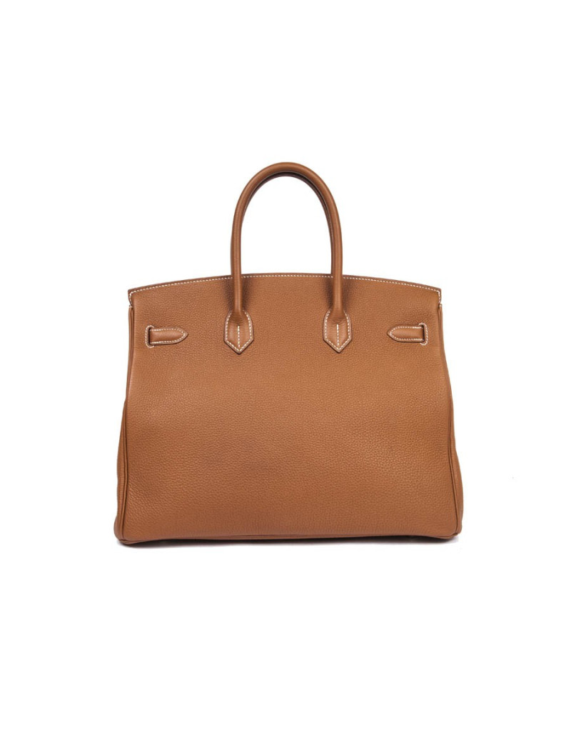 sac Birkin 35 HERMES  cuir togo gold