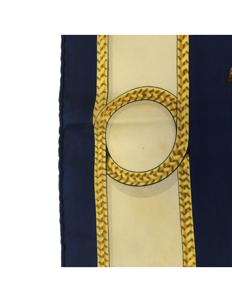 Carré HERMES 90 x 90 "Equitation japonaise"