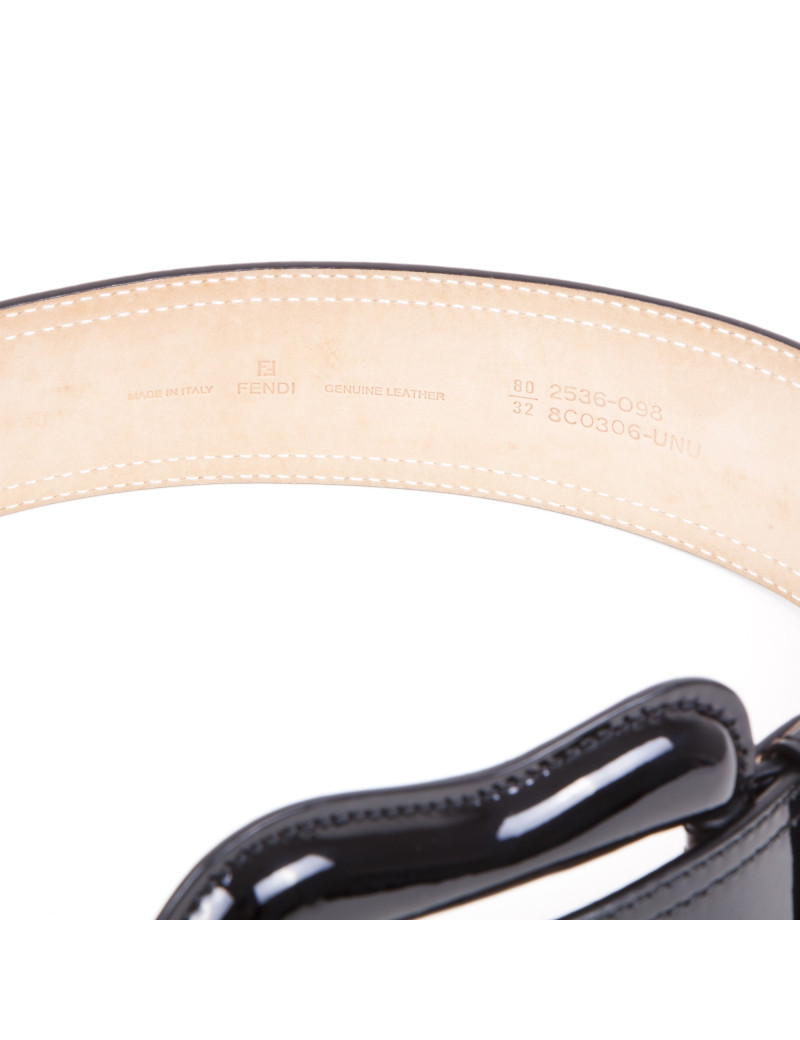 Ceinture FENDI cuir verni