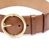 PRADA belt in brown leather size 80EU