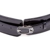 FENDI T75 black patent leather belt