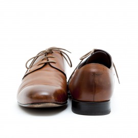 Chaussures YSL SAINT LAURENT en cuir marron T 44