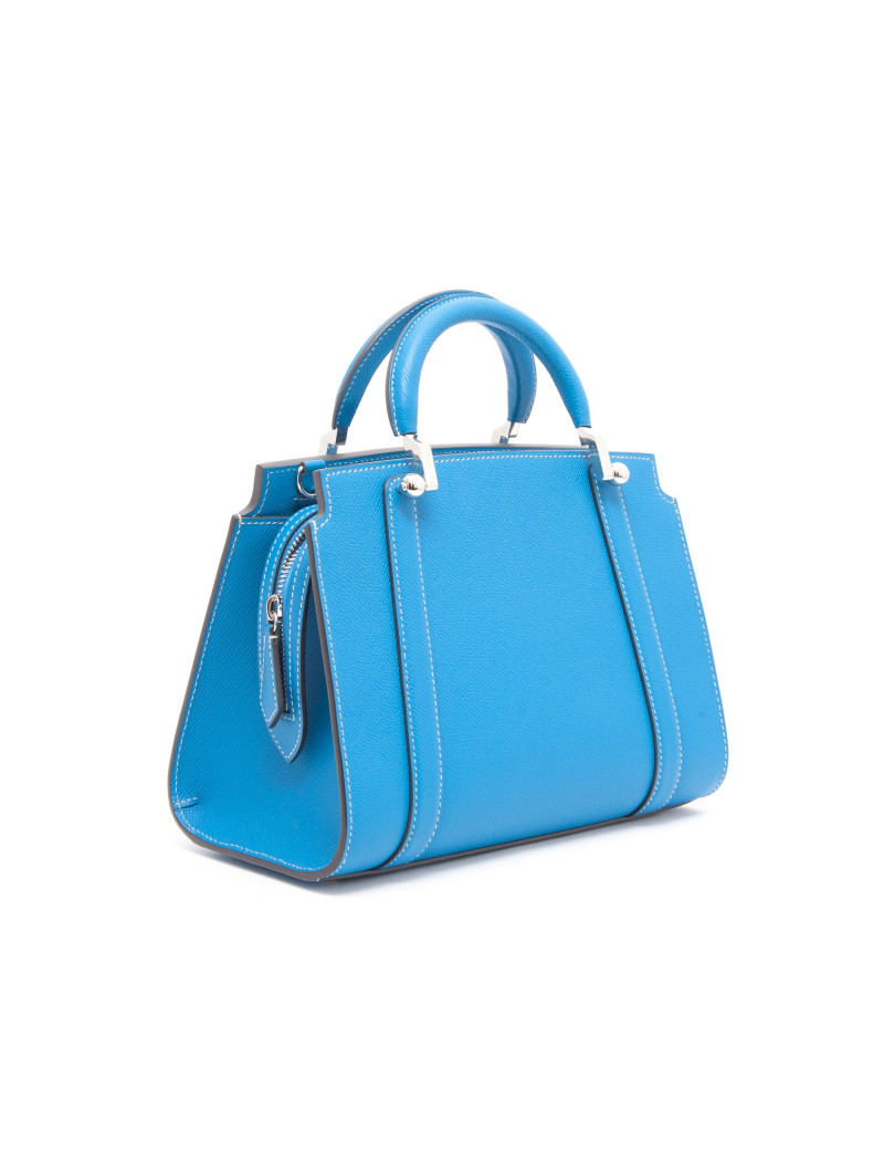 Sac MOYNAT cuir bleu