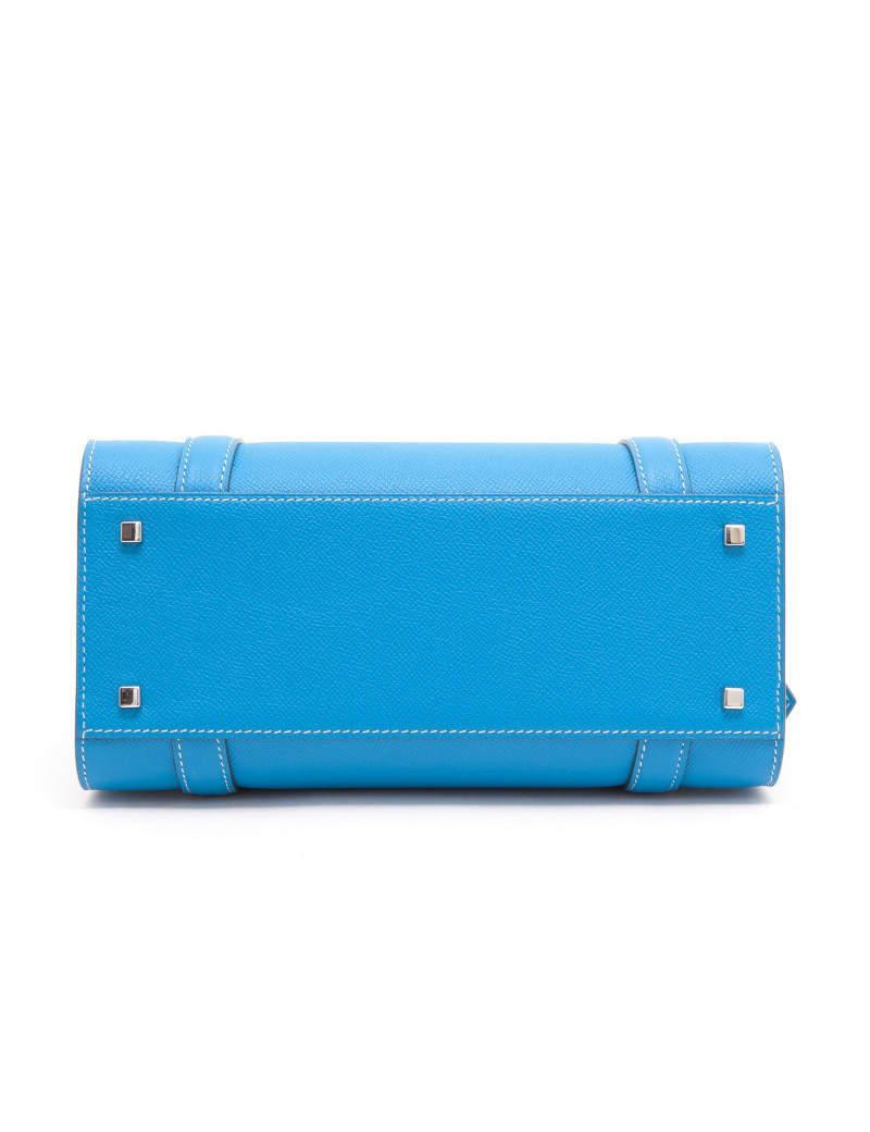 Sac MOYNAT cuir bleu