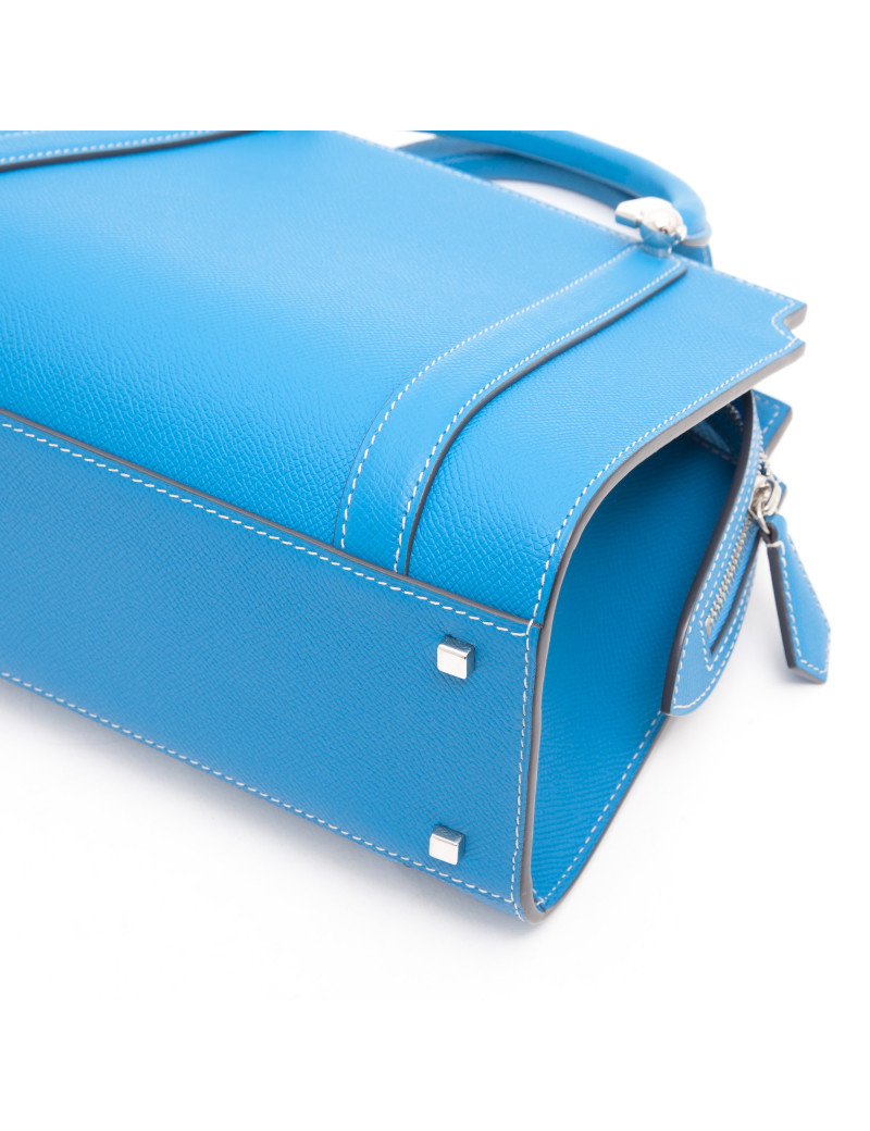 Sac MOYNAT cuir bleu