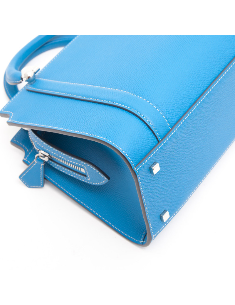 Sac MOYNAT cuir bleu