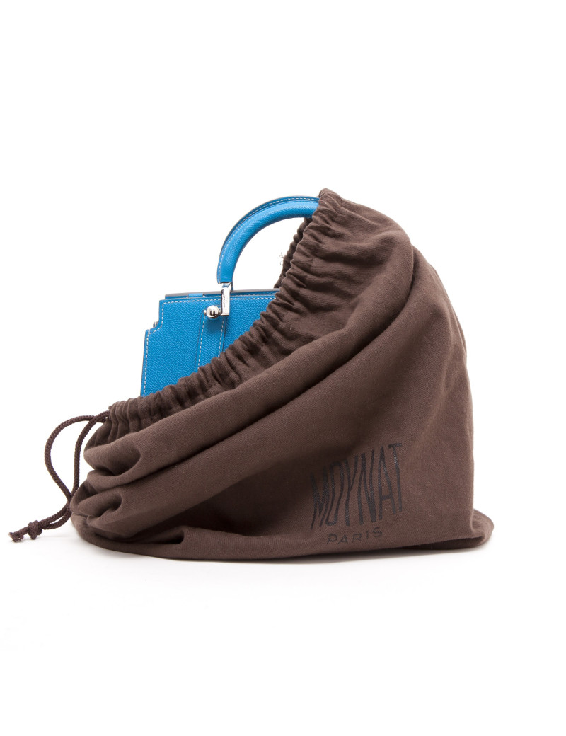 Sac MOYNAT cuir bleu