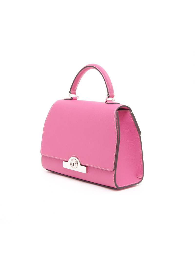  MOYNAT bag 'Rejane' model in candy pink leather