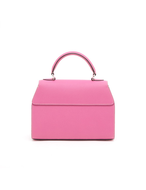 Sac MOYNAT cuir rose bonbon