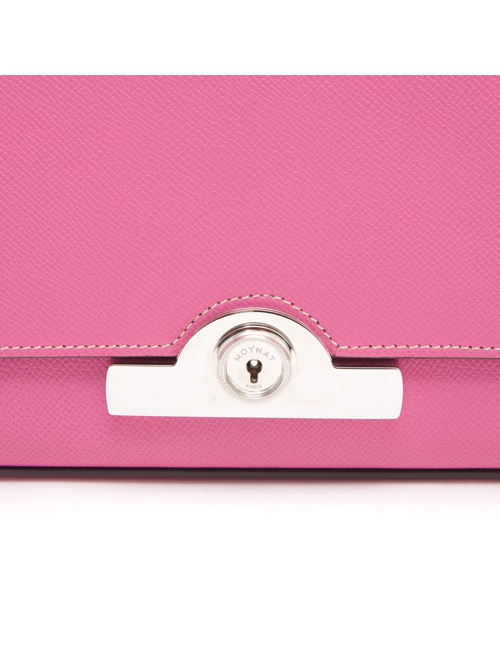 Sac MOYNAT cuir rose bonbon