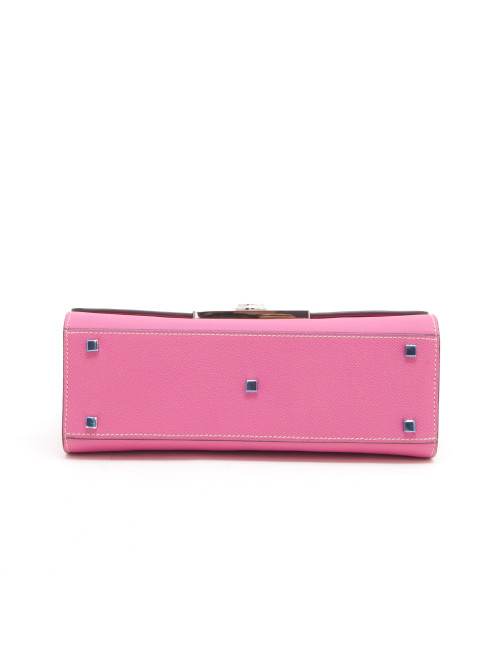 Sac MOYNAT cuir rose bonbon