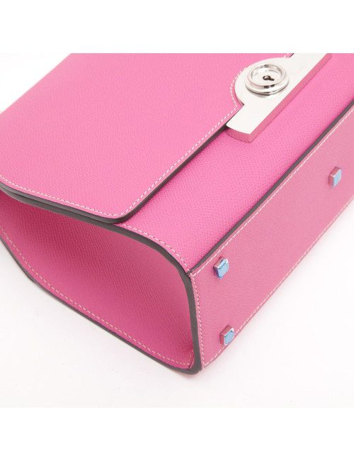  MOYNAT bag 'Rejane' model in candy pink leather